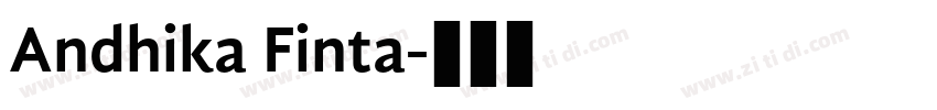 Andhika Finta字体转换